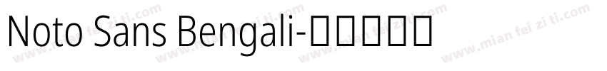 Noto Sans Bengali字体转换